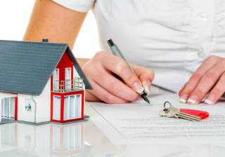 house home insurance mortgage document
